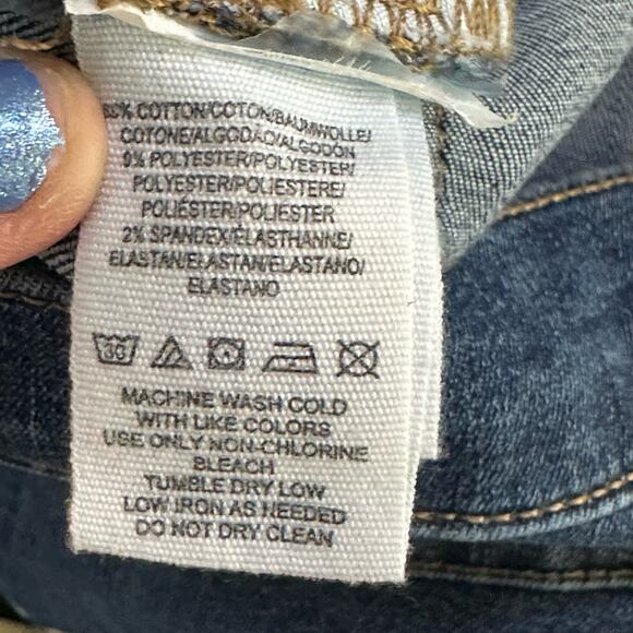 Free People Embroidered Exotic Birds Jeans size 31 - Picture 8 of 8